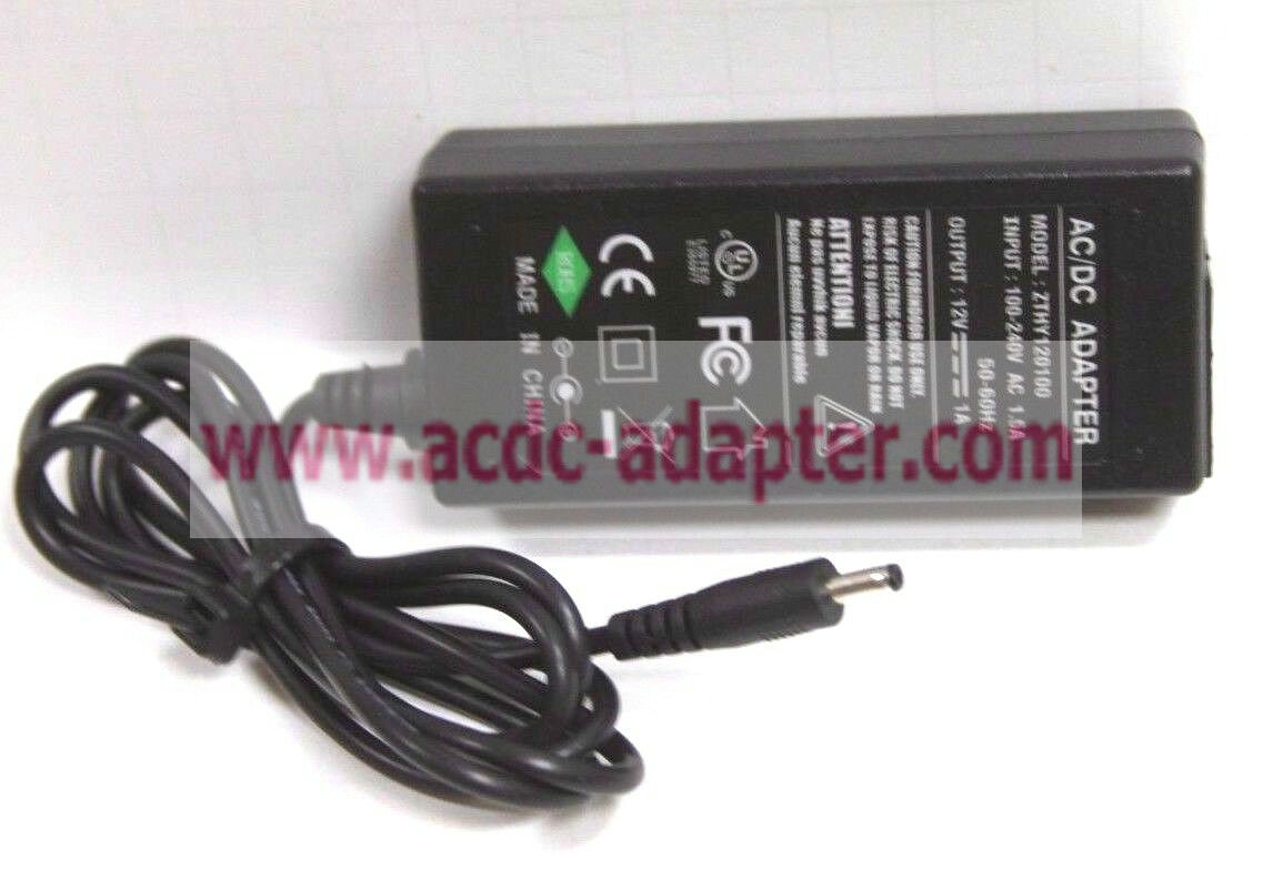 NEW ZTHY ZTHY120100 AC Adapter 12V 1.5A POWER SUPPLY CHARGER